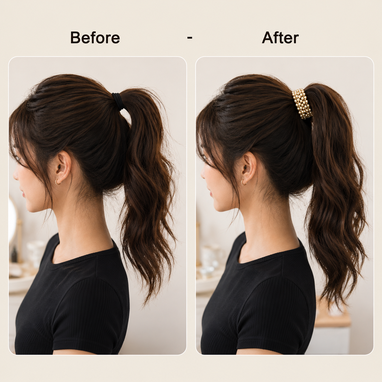 Crystal Bow Ponytail Hair Claw Clip – Sparkling Rhinestone High Pony Holder for Women & Girls